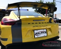 Porsche Cayman GT4 Clubsport Dash Camera