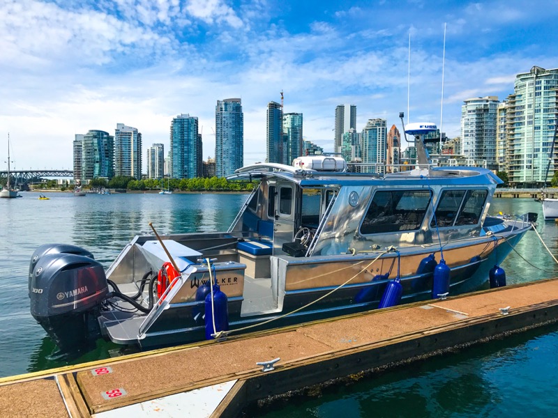 Walker Custom Aluminum Boat Audio System for Vancouver Client